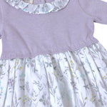 Lavendar Floral Sweater Dress 2pc