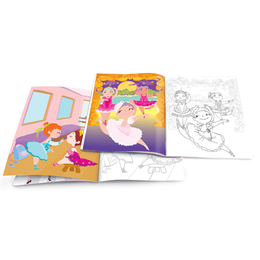 Dry Erase Coloring Book w/Resuable Stickers